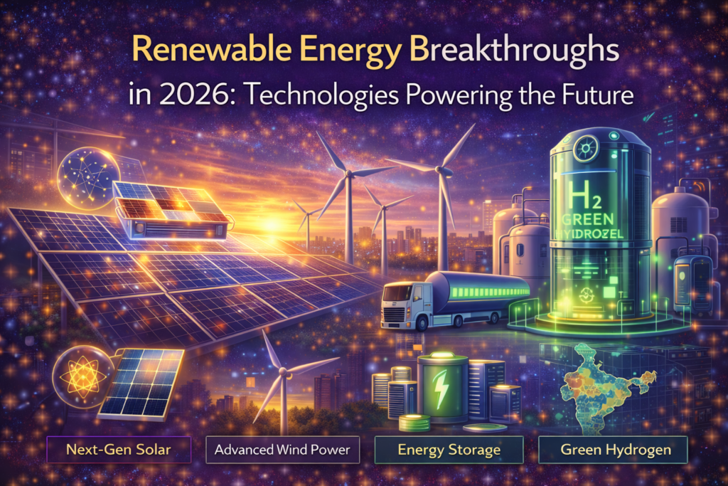What Renewable Energy Breakthroughs in 2026 Are Powering the Future?